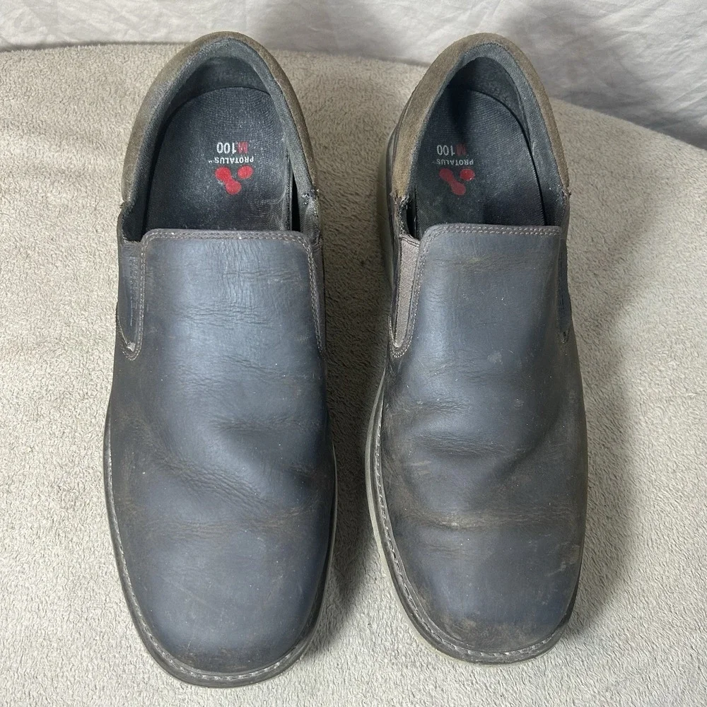Merrell World Legend 2 Moc Slip On‎ Shoes Mens Brown Leather Comfort Loafers